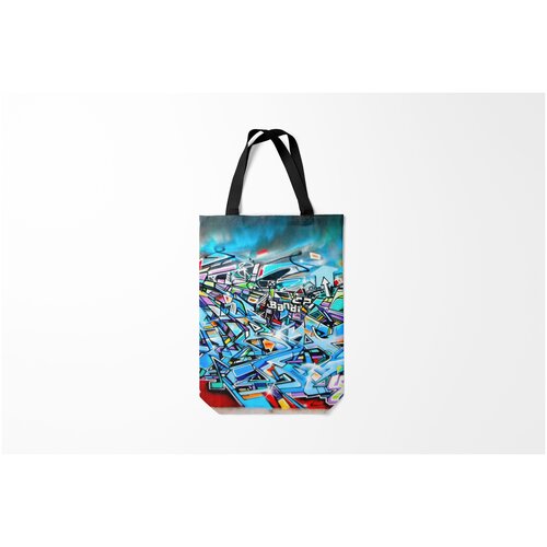 фото Сумка-шоппер / 31х42 см / популярные иллюстрации / граффити burnettie