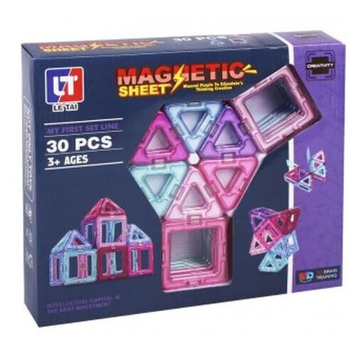 Конструктор LeTai Magnetic Sheet Creativity, 200927945, 30 дет.