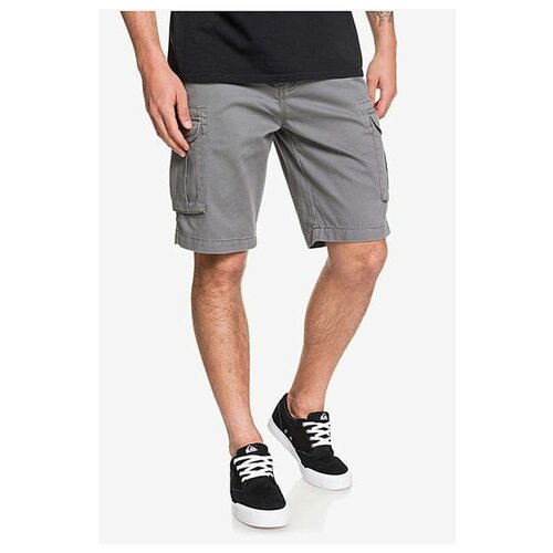 фото Мужские шорты-карго crucial battle, цвет серый, размер 2xs quiksilver