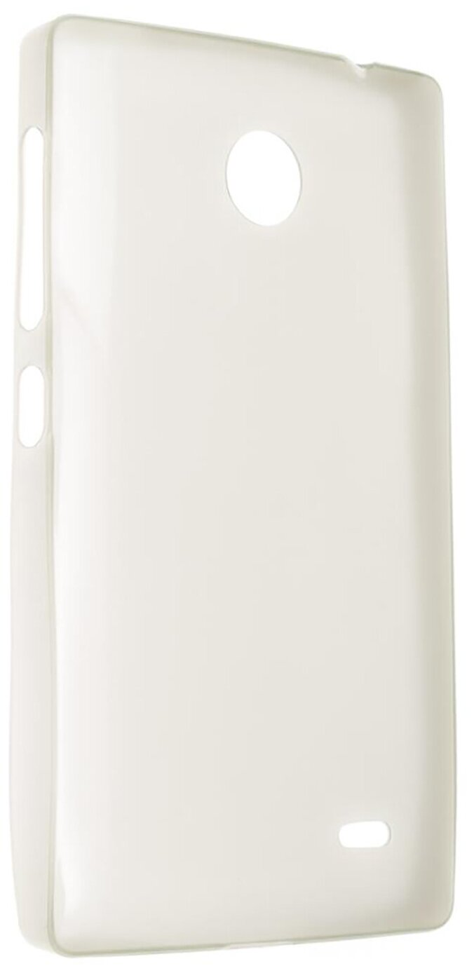 Чехол силиконовый для Nokia X Dual Sim TPU 0.5 mm (Белый)