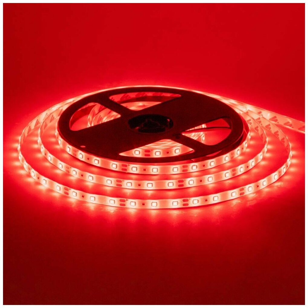 Светодиодная лента Apeyron 14,4W/m 60LED/m 5050SMD красный 5M - фото №1