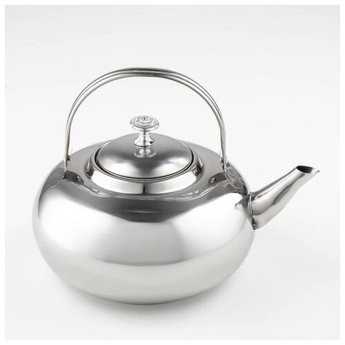 Чайник «Гретель», 1,6 л, 24×18×12 см, с металлическим ситом, цвет хромированныйВ наборе1шт