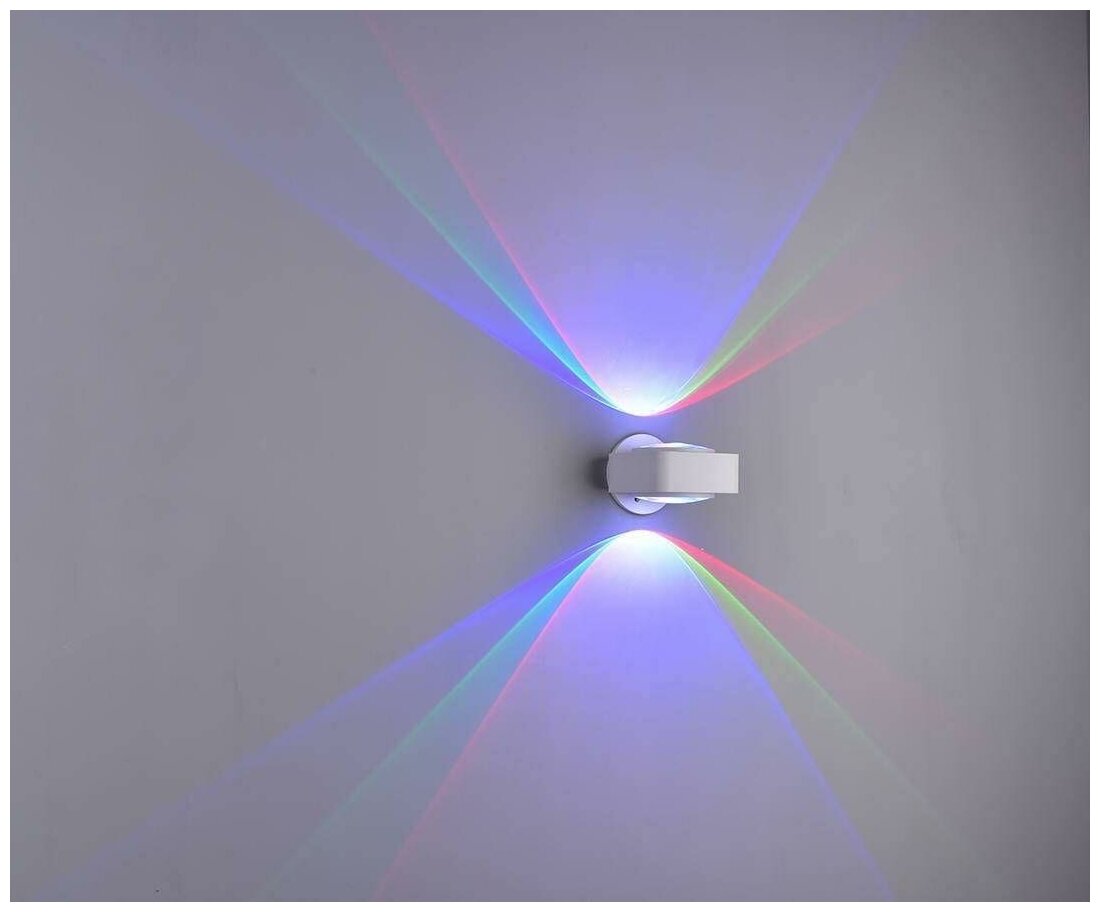 Настенный светильник светодиодный DesignLed LINSE GW-1025-6-WH-RGB - фотография № 2