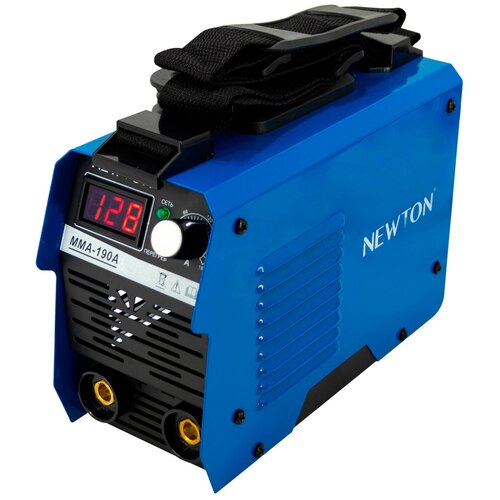 Сварочный аппарат инверторный сварочный инвертор NEWTON MMA-190A с плечевым ремнем 4 кВт электрод до 32 мм 60 ПВ 315400₽