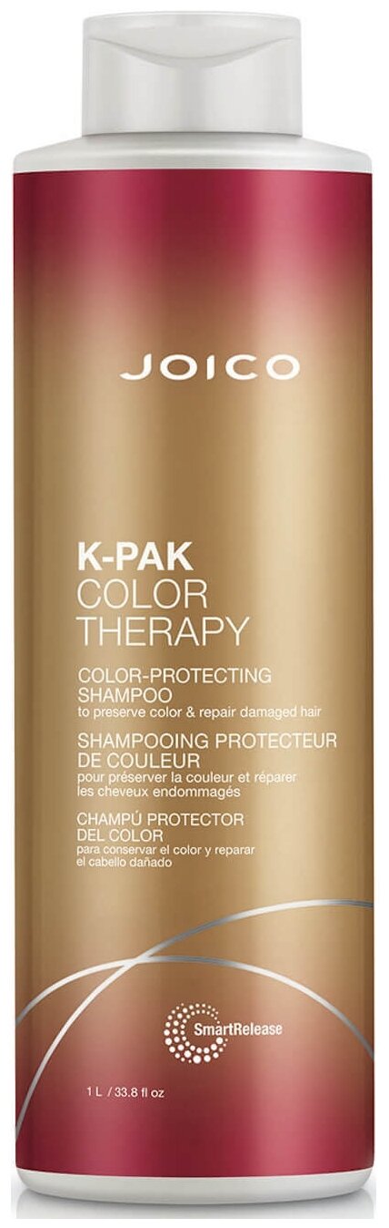 Joico шампунь K-Pak Color Therapy Восстанавливающий для окрашенных волос, 1000 мл