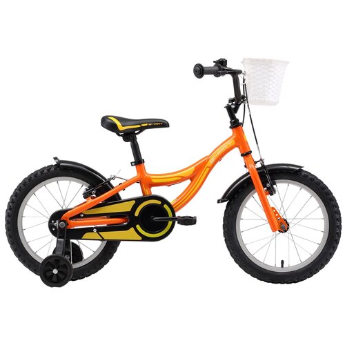 Детский велосипед Smart Girl 16, год 2019, цвет Оранжевый-Желтый