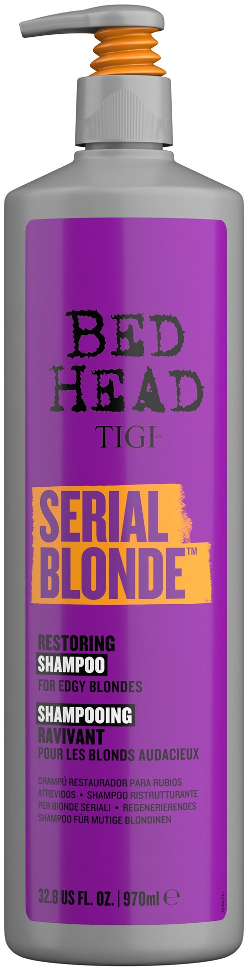 TIGI шампунь Serial Blonde Restoring для блондинок, 970 мл