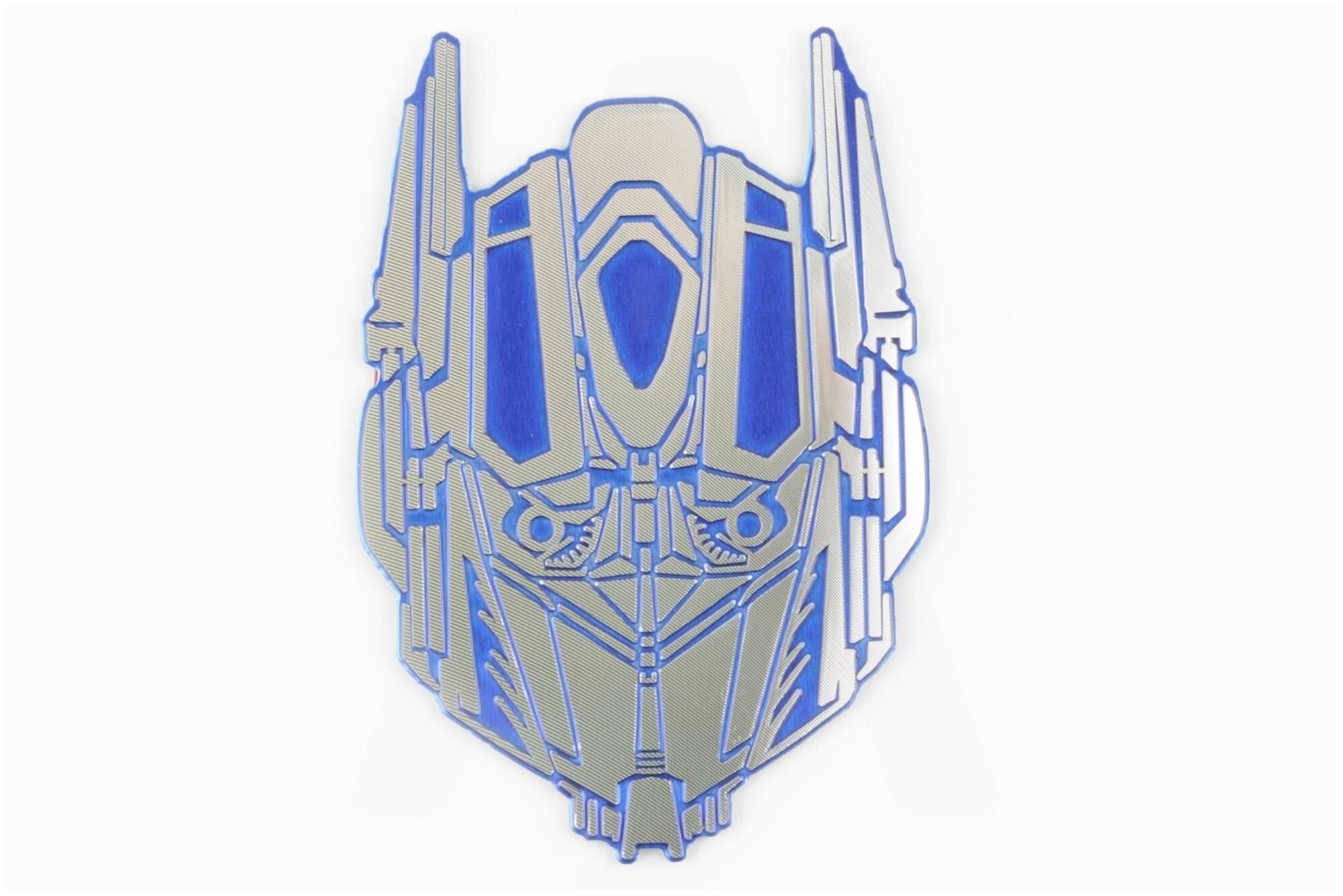 фото Наклейка шильдик TRANSFORMER (9х7см, синяя) (#4662B)