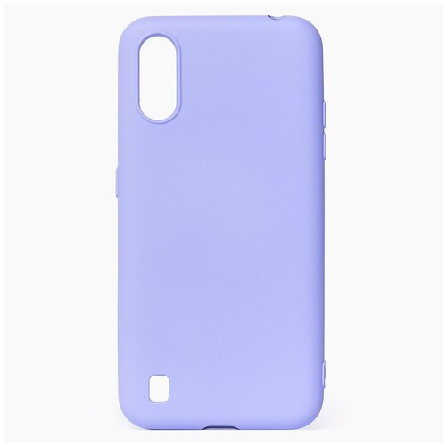 фото Чехол-накладка activ full original design для samsung galaxy a01 (a015f) (светло-фиолетовая) без бренда