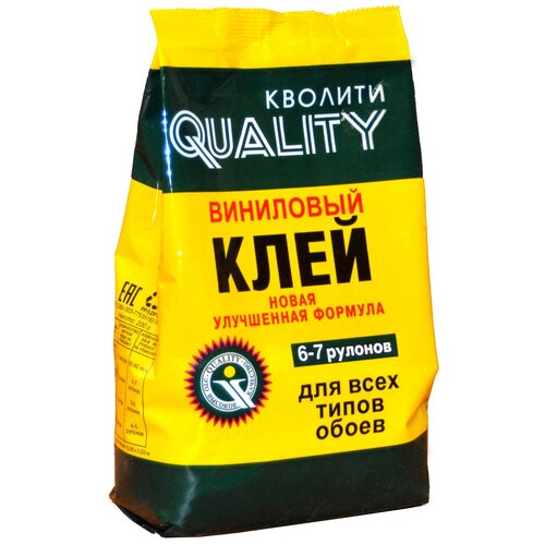 Quality Клей обойный Quality, виниловый, мягкая упаковка, 200 г