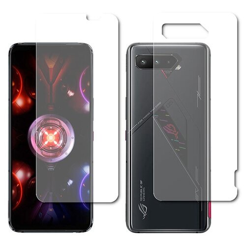 Гидрогелевая пленка LuxCase для ASUS ROG Phone 5s Pro 0.14mm Front and Back Matte 90037