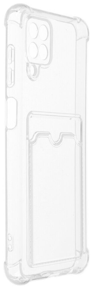 Чехол LuxCase для Samsung Galaxy A12 TPU с картхолдером 1.5mm Transparent 63516 - фото №5