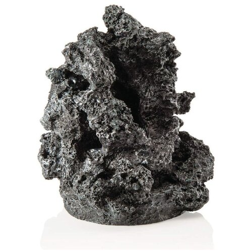 Декоративная фигура Черный минерал, mineral stone ornament black