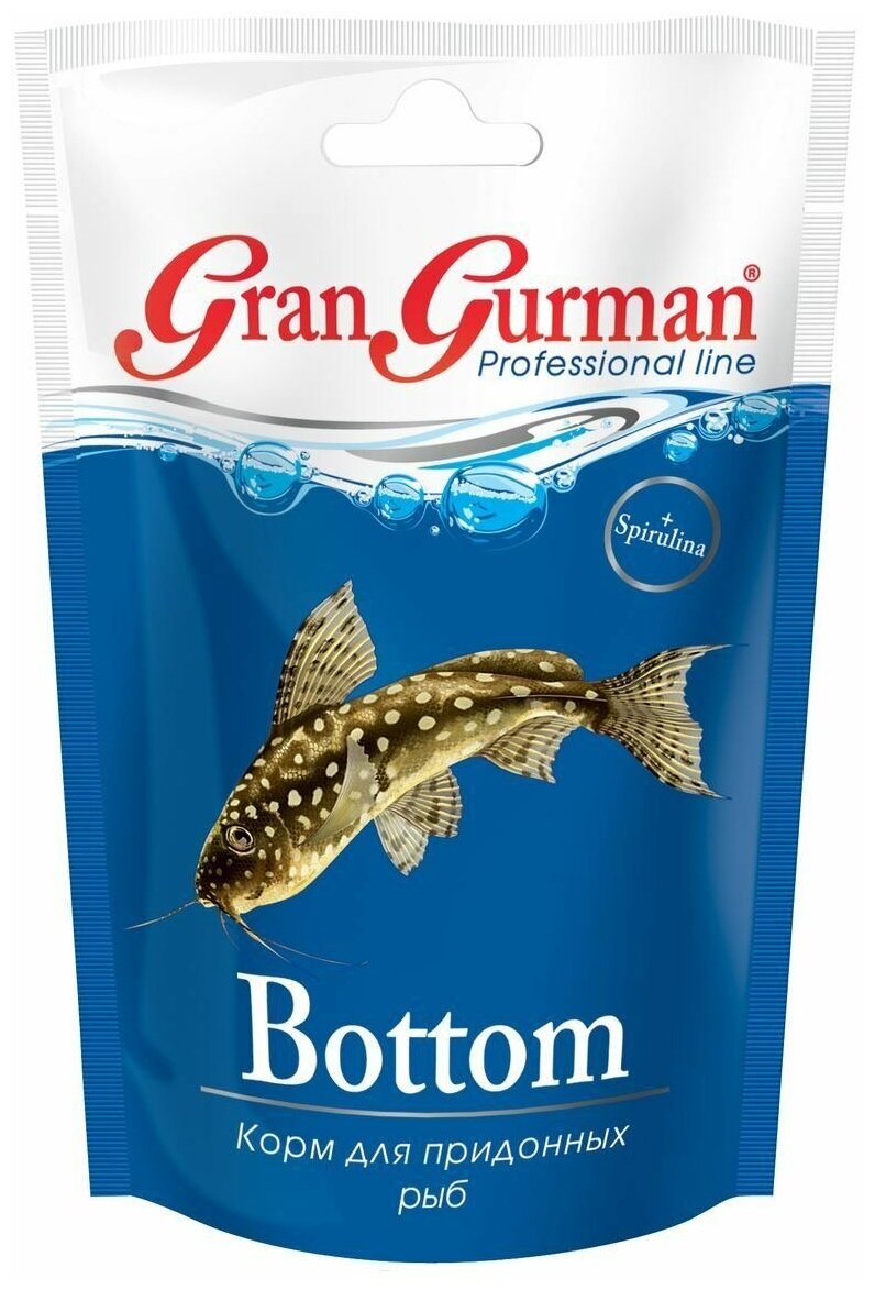 корм др зоомир Gran Gurman Bottom - для придонных рыб 25гр 572 (2 шт)