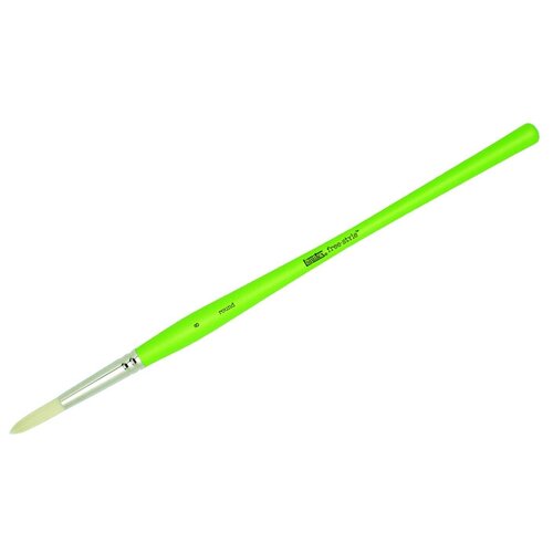 кисть liquitex free style синтетика 8 круглая длинная ручка 8 1 шт зеленый Кисть Liquitex Free Style синтетика, круглая, длинная ручка, №8, 1 шт., зеленый
