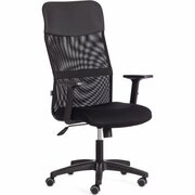 Кресло офисное Tetchair PRACTIC PLT, ткань/кож/зам, черный, TW-11 / W-11 / 36-6