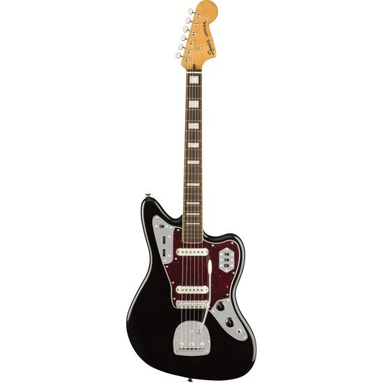 Электрогитара Fender SQUIER CV 70s JAGUAR LRL BLK, цвет черный