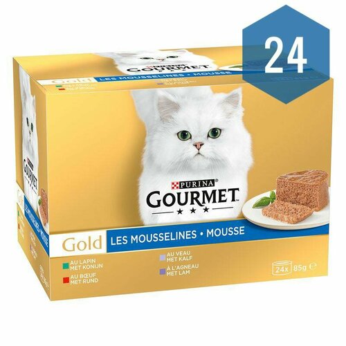 Gourmet Gold - микс из 24 баночек. Паштеты. Европа