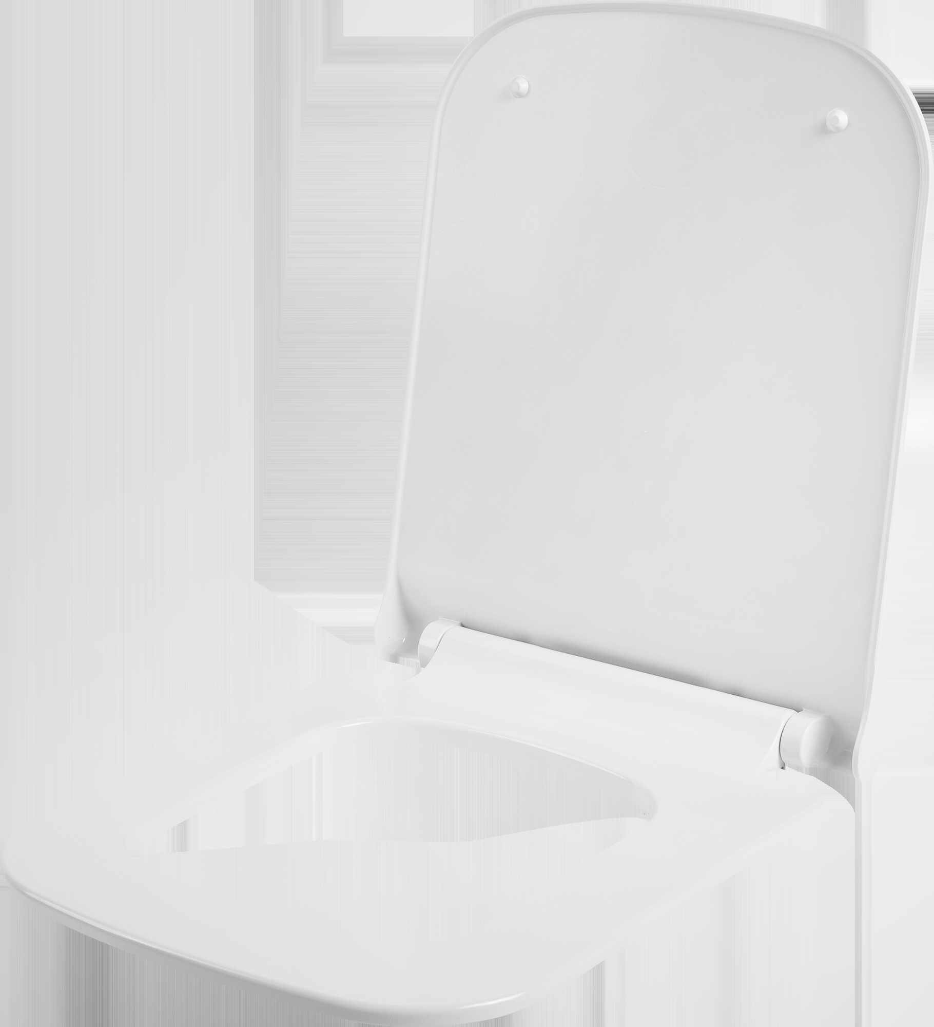 Сиденье для унитаза Cube Quattro Slim SO с микролифтом Berges Wasserhaus - фото №1