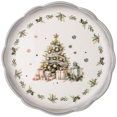 Тарелка закусочная Agness “с новым годом!" 203х2 см (358-2265)