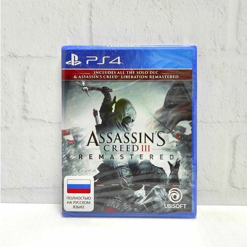 Assassins Creed 3 III Remastered Полностью на русском языке Видеоигра на диске PS4 PS5 2790₽