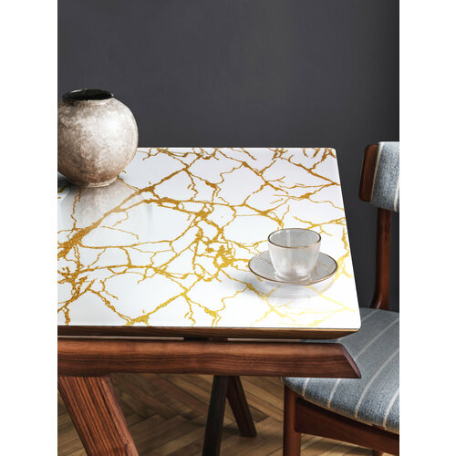 Гибкое стекло на стол 90х140 см 0,8 мм