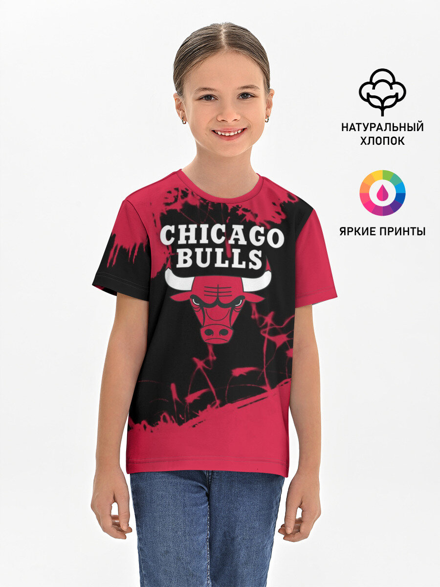 Футболка хлопковая детская CHICAGO BULLS