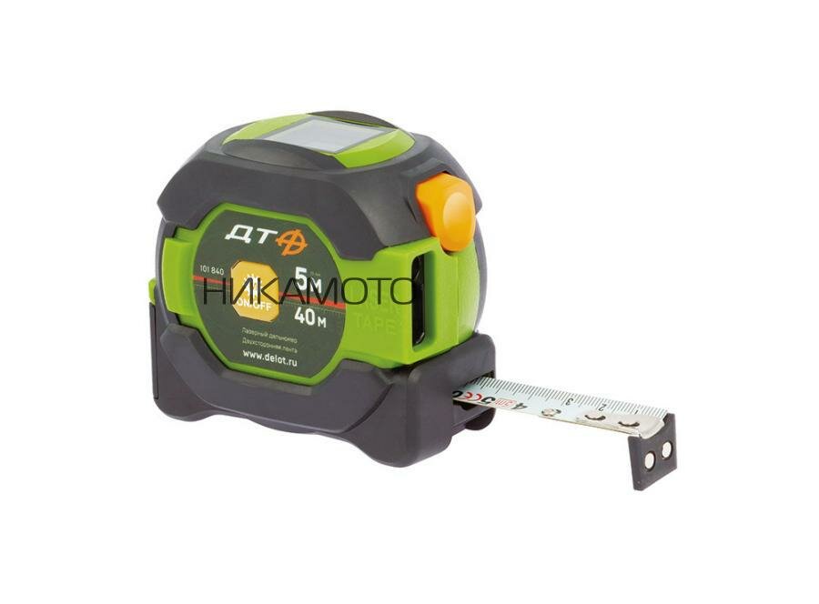 Дело техники 101840 Рулетка 5М с лазерным дальномером 40М