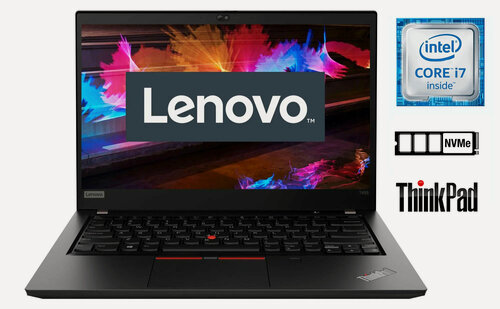 Изображение товара Ноутбук Lenovo THINKPAD T490 Intel Core i7 8550, Память 16 ГБ, Диск SSD 512ГБ, Intel 620 Graphics, Экран 14" (IPS)