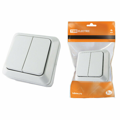 Выключатель TDM ELECTRIC SQ1801-0003 Ладога, 10 А