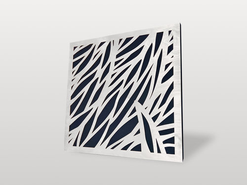 Изображение товара Акустическая панель Листва размеры 500х500х50мм цвет белое дерево