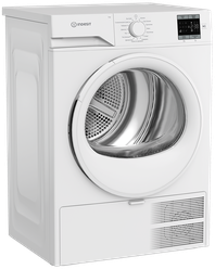 Сушильная машина Indesit "IAS3725", с тепловым насосом, 7 кг, белая