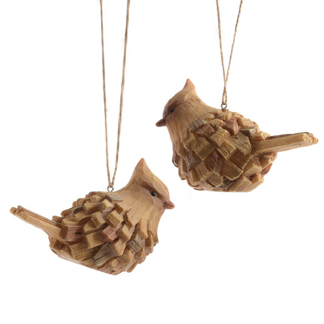 Набор елочных игрушек Cardinal Natura 10 см 2 шт подвеска
