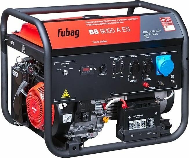 Бензиновый генератор Fubag BS 9000 A ES - фото №1