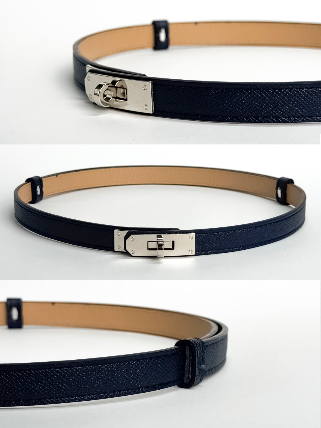 Ремень  для женщин, светло-синий — фото 1