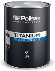 Пропитка-Лак с мокрым эффектом POLISAN TITANIUM 750 мл, Гидрофобизатор, водоотталкивающая пропитка для камня, дерева, кирпича и бетона