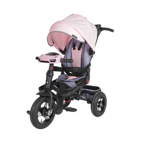 фото Велосипед moby kids 3кол. leader 360° 12x10 air car, розовый