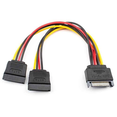 Аксессуар ATcom Sata Power to 2xPower Sata 020m AT4366 1110₽