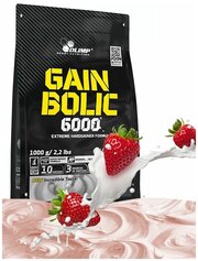 Гейнер Olimp Sport Nutrition Gain Bolic 6000 1000 г. Клубника
