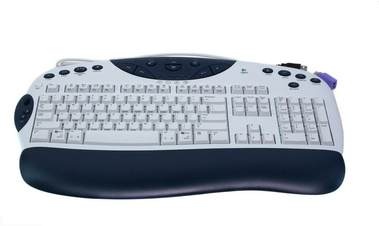 Проводная клавиатура Logitech Internet Navigator Keyboard (967233-0112)