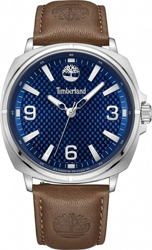 Наручные часы Timberland, коричневый, синий
