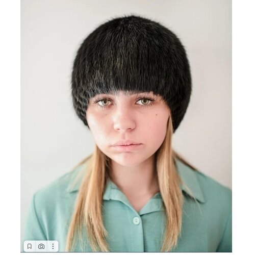 фото Шапка бини зимняя, размер 55-59, черный ип сергеев с.с.