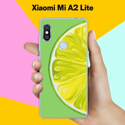 Силиконовый чехол на Xiaomi Mi A2 Lite Лайм / для Сяоми Ми А2 Лайт