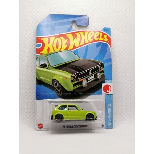 Детская Машинка 1:64 Hot Wheels модель автомобиля '73 Honda Civic Custom