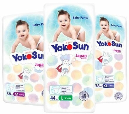 YOKOSUN Comfort M трусики, 6-10 кг, 20 шт. - фото №4