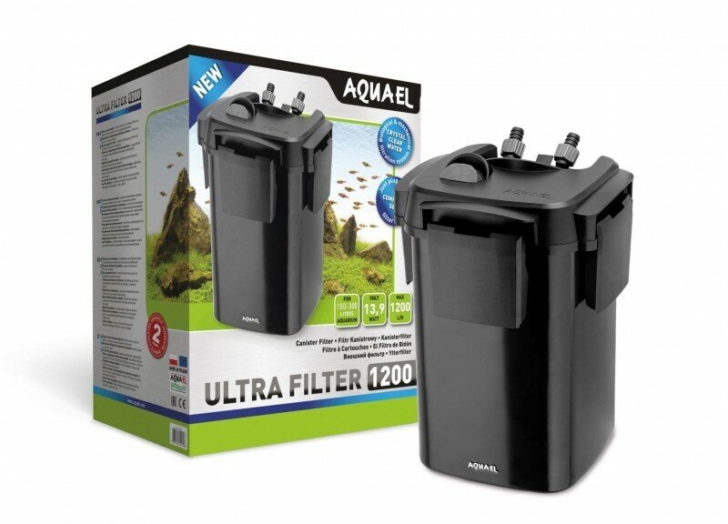 Фильтр внешний ULTRA FILTER 1200 (до 300л, 4кассеты по 1,9л) 1200 л/ч, 13.9вт (Акваэль)