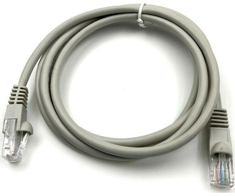 Патч-корд Buro UTP 4 пары cat5E CCA molded 1м серый RJ-45 (m)-RJ-45 (m) - фотография № 4