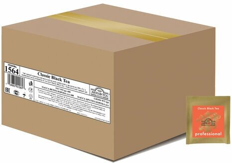 Чай AHMAD "Professional Classic Black Tea" черный, 300 пакетиков в конвертах по 2 г, ш/к 15643