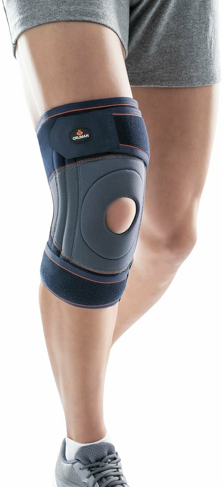Наколенники ортопедические для суставов Orliman Испания бандаж на коленный сустав из неопрена с открытой коленной чашечкой окутывающий 4119 при артрозе колена