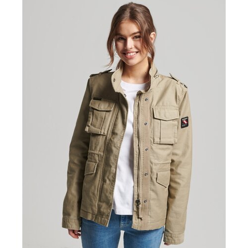 Куртка Superdry VINTAGE M65 JACKET, Пол Женский, Цвет Canyon Sand, Размер 14